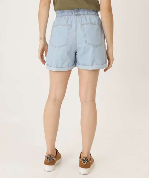 Short Jeans Feminino Clochard Bolsos Marisa