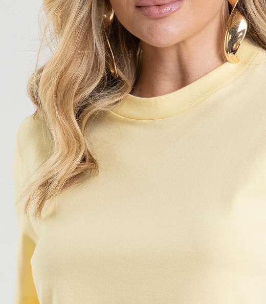 T- Shirt Feminina Lisa Dianna Amarelo