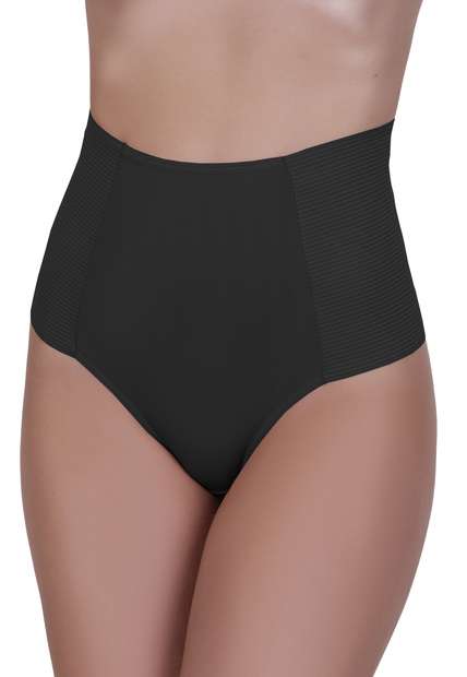 Calcinha Cinta Compressão Modeladora Fio Duplo Concept Lingerie Preto