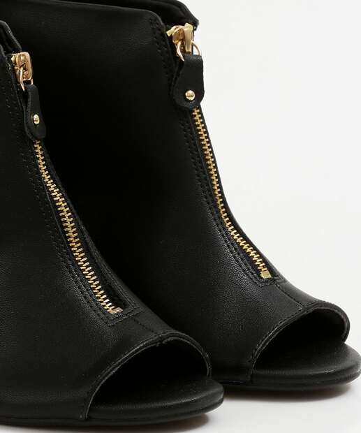 Bota Feminina Cano Curto Salto Grosso Bebecê