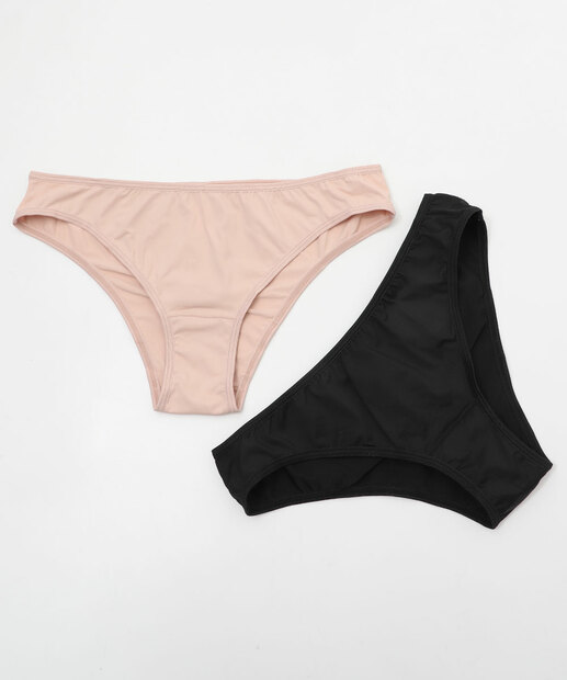 Image_Kit 2 Calcinhas Biquíni Estampada Bege