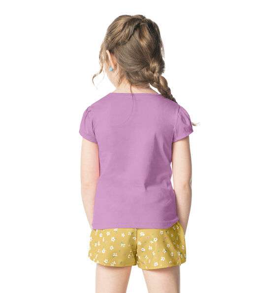 Conjunto Infantil Love Rovitex Kids Rosa