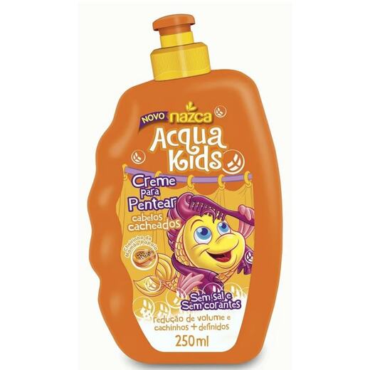 Image_Creme Para Pentear Infantil Acqua Kids 250g Cabelos Cacheados