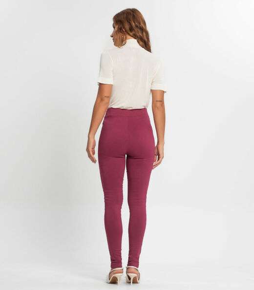 Legging Feminina Em Bengaline Endless Rosa