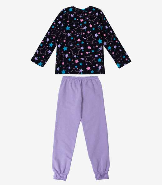 Pijama Infantil Feminino Select Roxo