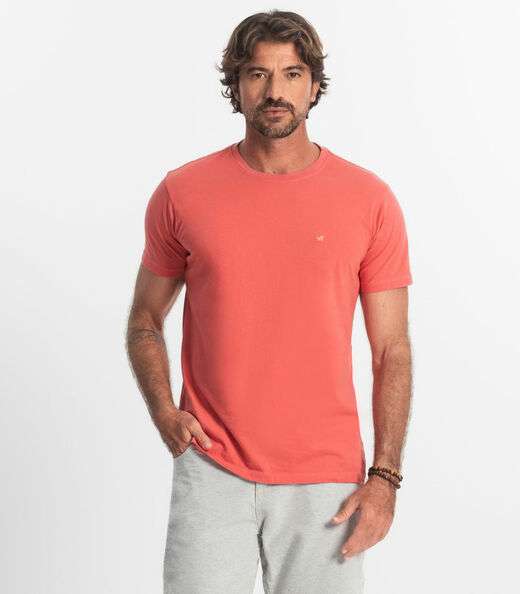 Camiseta Masculina Básica Select Laranja