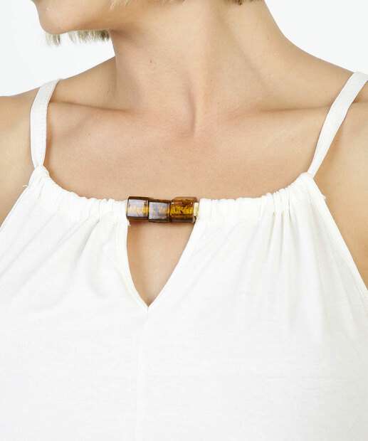 Blusa Regata Feminina Vazada Alças Finas Marisa 