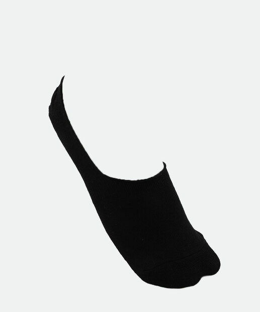 Kit 2 Pares Meias Sapatilhas Feminina Básicas Marisa Preto