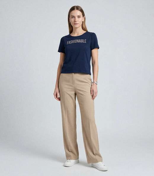 Image_Blusa Feminina Em Visco Tricot Infinita Cor Azul