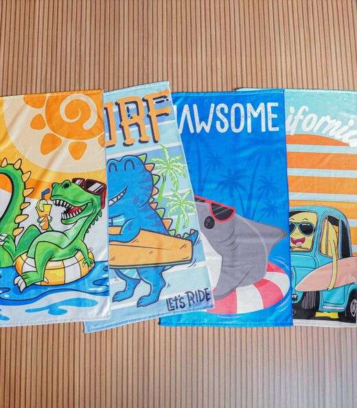 Toalha De Praia Infantil Bene Casa Verde