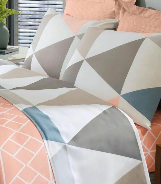 Jogo De Cama 200 Fios Queen 4 Peças Lar E Lazer Branco