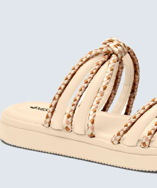 Rasteirinha Feminina Tiras Mississipi