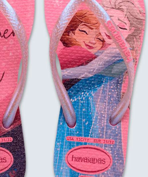 Chinelo Havaianas Infantil Slim Princess