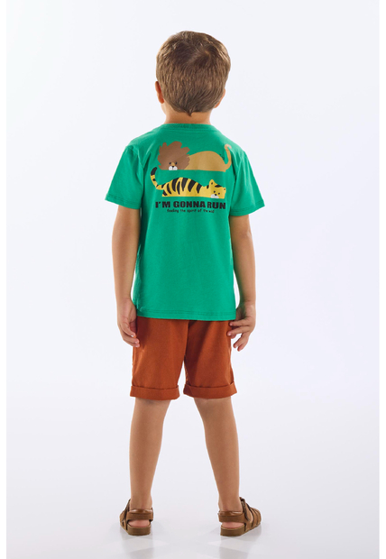 Camiseta em Algodão Infantil Up Baby