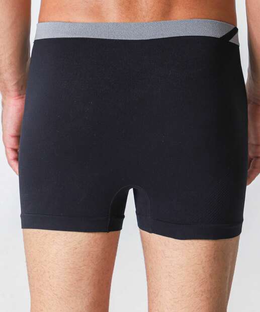 Cueca Masculina Boxer Duomo Preto