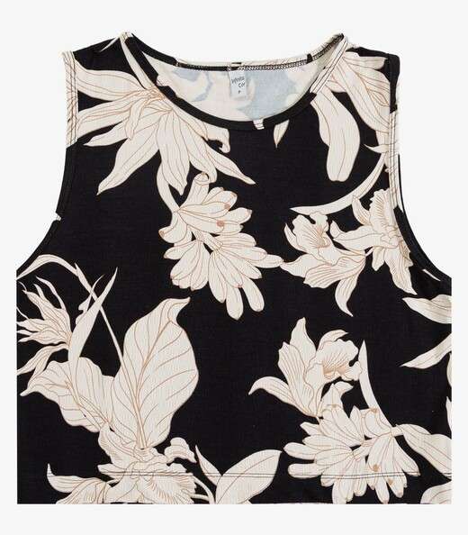 Image_Regata Feminina Estampada Infinita Cor Preto