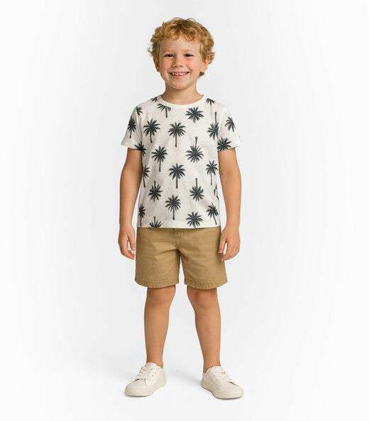 Image_Camiseta Infantil Masculina Infinita Cor Bege