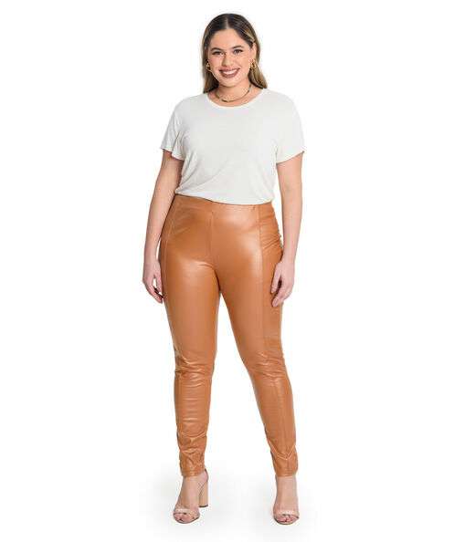 Legging Cirrê Secret Glam Marrom