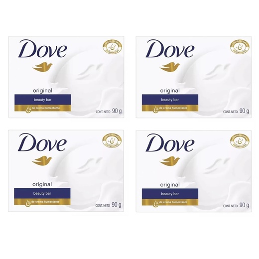 Image_Kit c/4 Unidades de Sabonete Dove 90g Branco