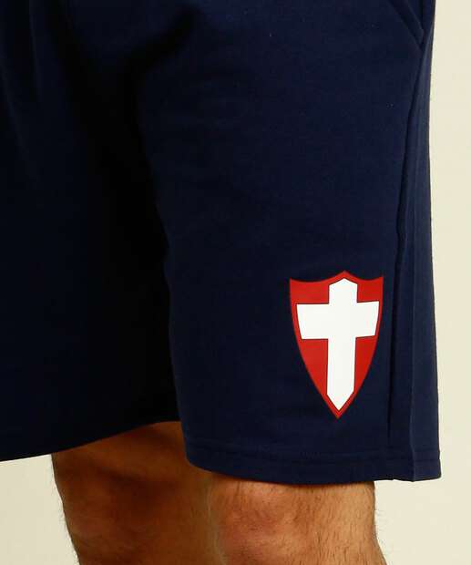 Bermuda Masculina Fitness Moletinho Bolsos Time Palmeiras