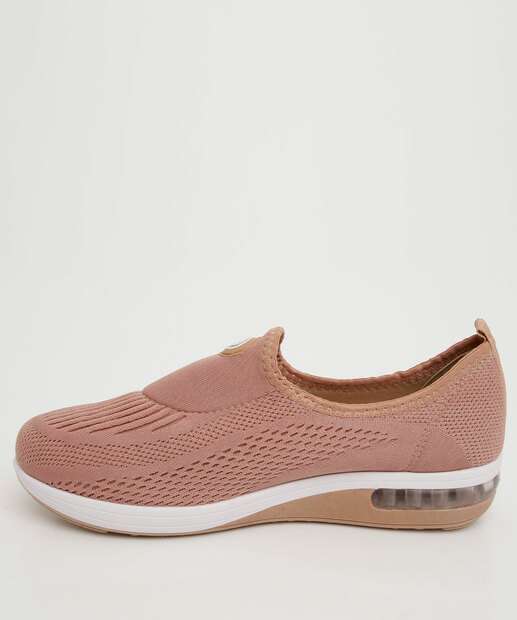 Tênis Casual Feminino Knit Textura Modare