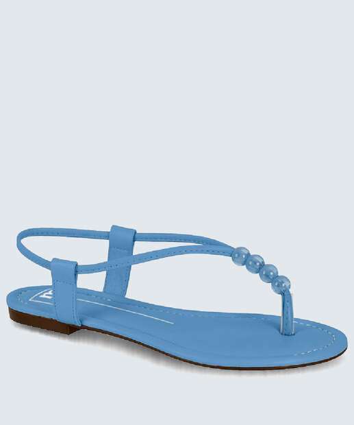 Sandália Feminina Rasteira Moleca 