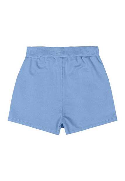 Short-Saia Juvenil Básico em Moletom Gloss