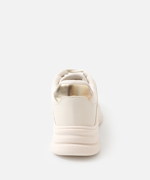 Tênis Casual Feminino Chunky Sneaker Marisa Off White