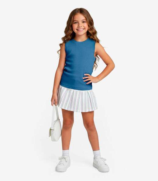 Image_Regata Básica Infantil Lisa Soletex Azul