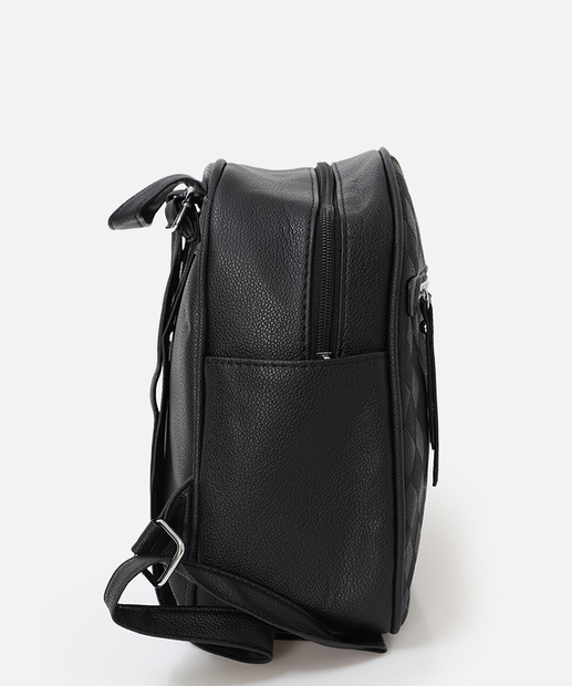 Mochila Feminina Estampada Marisa Preto