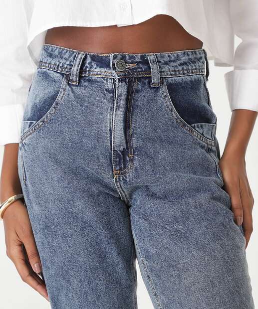 Calça Jeans Slouchy Feminina Marisa