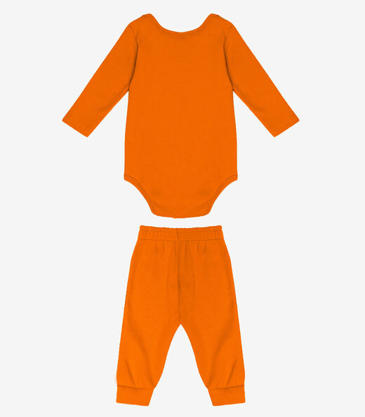 Conjunto Body com Calça Select Laranja