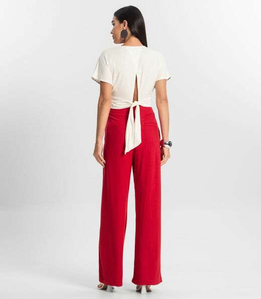 Calça Feminina Linho Strong Endless Vermelho