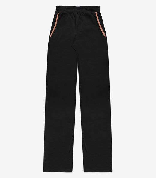 Image_Calça Wide Leg Moletinho Feminina Minty Preto