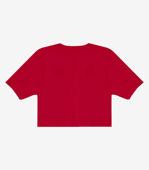 Blusa Feminina Em Tecido Henera Infinita Cor Vermelho