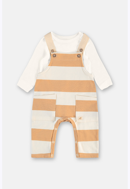 Conjunto Bebê Jardineira Up Baby