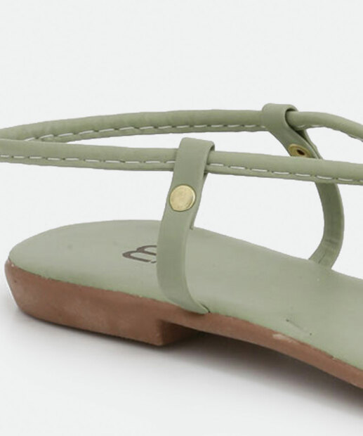 Sandália Feminina Rasteira Pedraria Marisa 