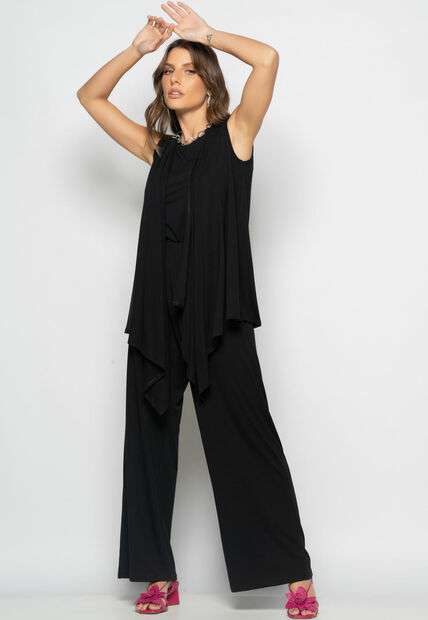 Image_Conjunto Com Kimono, Regata e Wide Leg Malha Preto Salvatore