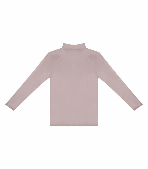 Blusa Manga Longa Básica Select Rosa