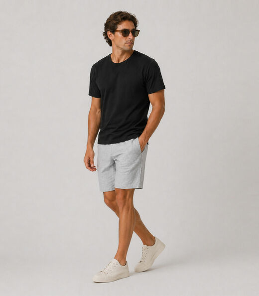 Camiseta Masculina Manga Curta Básica Select Preto