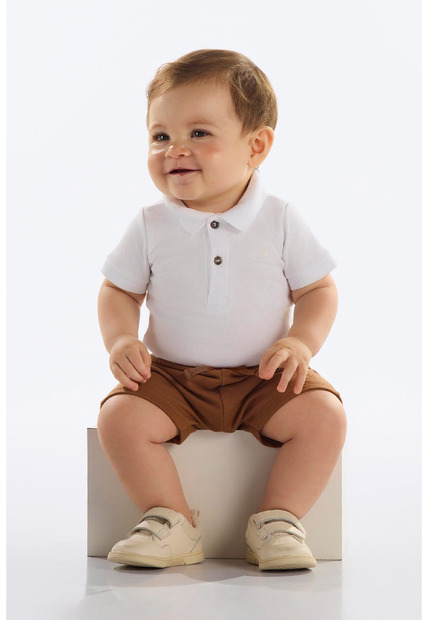Short em Moletom para Bebê Menino Up Baby
