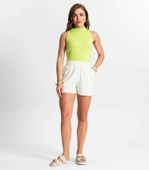 Regata Feminina Gola Alta Endless Verde