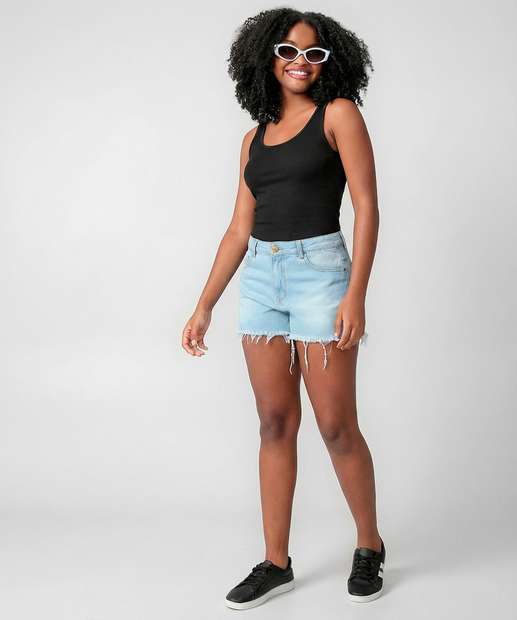 Image_Short Jeans Feminino Boyfriend Barra Desfiada