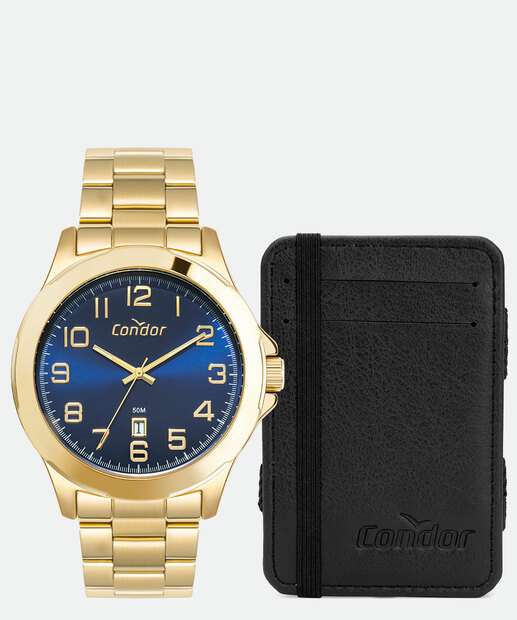 Kit Relógio Masculino Condor CO2115NAR/K4A