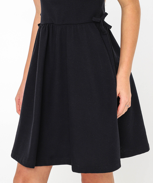 Vestido Juvenil Textura Marisa Tam 10 a 16 Azul