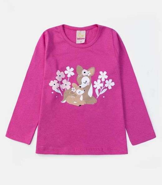 Conjunto Infantil Menina Meia Estação Laluna Rosa