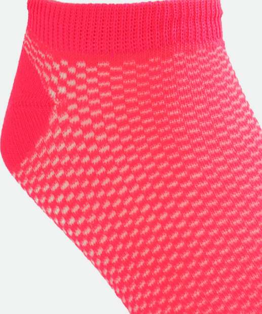 Kit 2 Pares Meias Soquete Invisível Feminina 