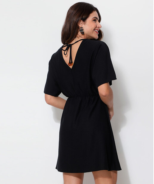 Vestido Feminino Manga Curta Marisa