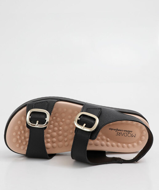 Sandália Flatform Feminina Tiras Modare