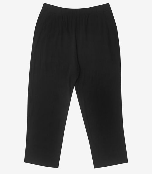 Calça Feminina Plus Size Em Molecotton Secret Glam Preto